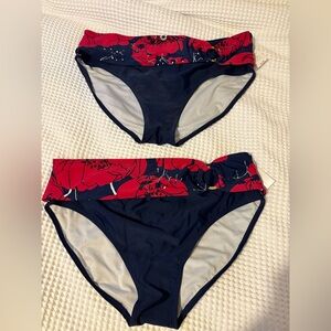 Jaclyn Smith Navy Swimwear NEW bottoms